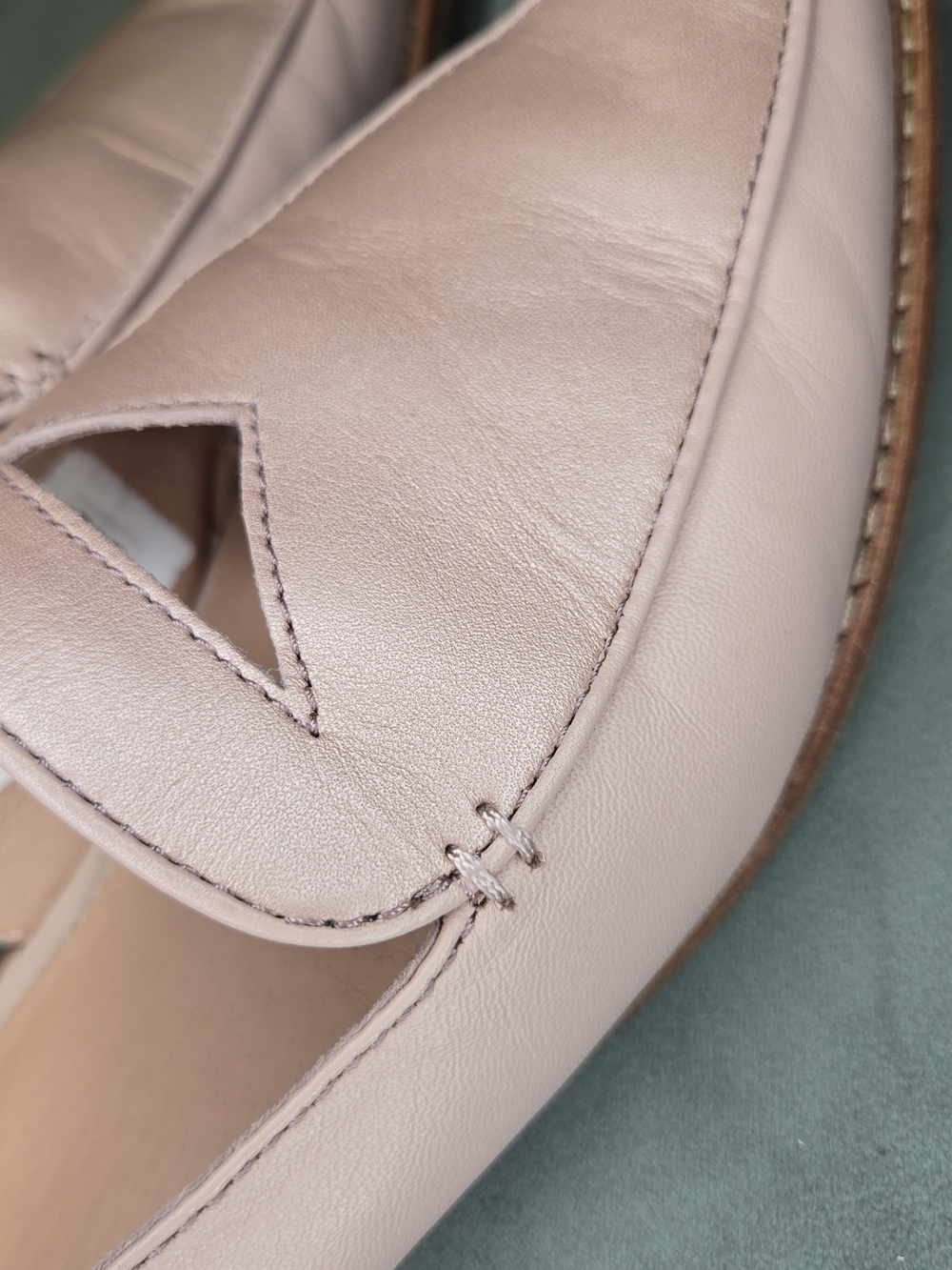 Sperry Saybrook Slingback Pearl Pink Leather Flats 9 - Picture 14 of 14